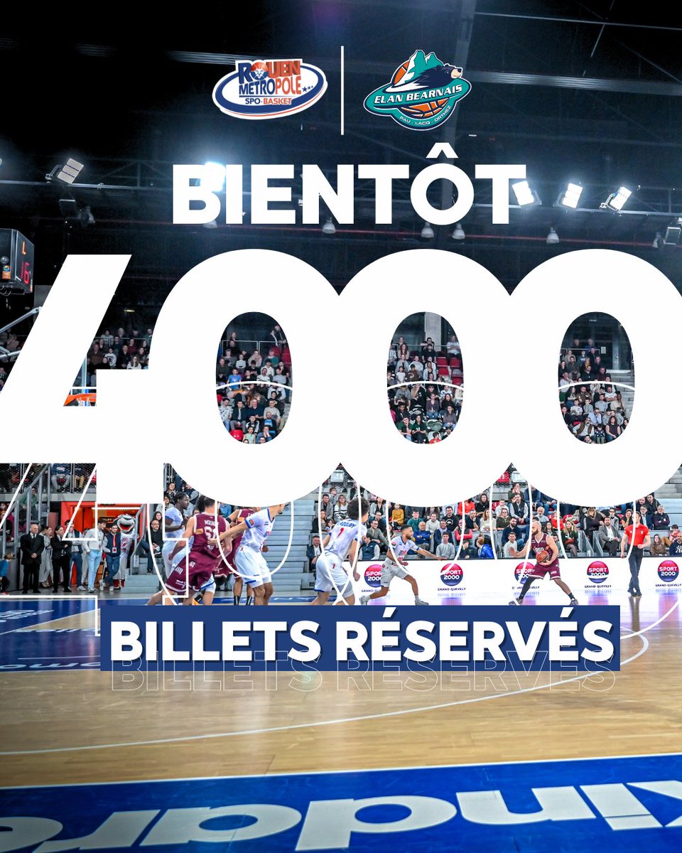 Demain ça va être génial ! 😁👏

Vous êtes près de 4000 personnes à avoir réservé, mais il reste encore des places !

Venez vivre avec nous une soirée exceptionnelle de basket demain au Kindarena !

🎟La billetterie : t.ly/JbUgZ🎟