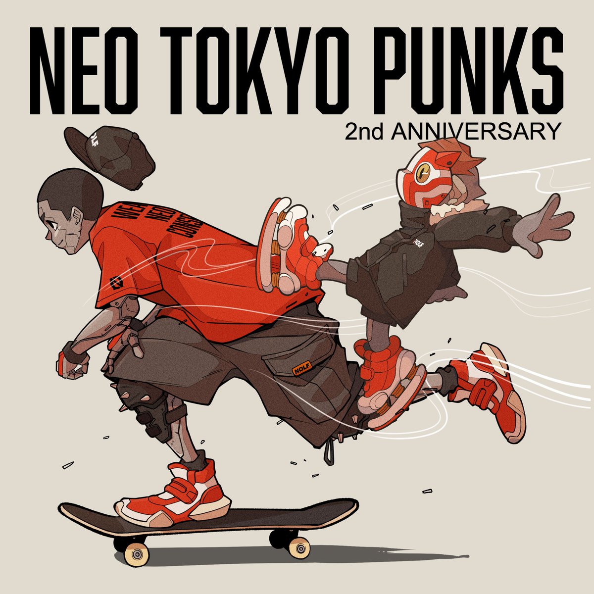 GM☀️

本日はNEO TOKYO PUNKSリリース2周年記念日です㊗️

2年間、長かったような、あっという間だったような不思議な感覚です。

ここまで走って来られたのも、日々応援して下さる皆様のおかげです！
本当にありがとうございます！

－－－－－－－－－－－－－－－－－－