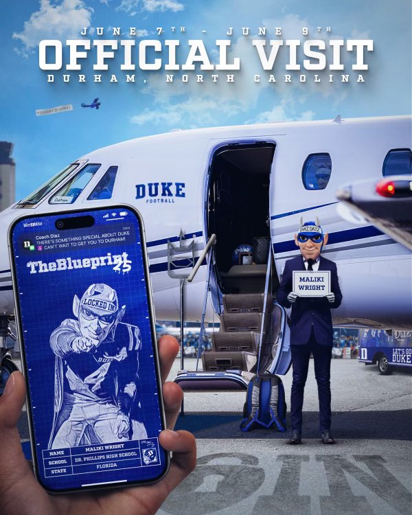 🔒@DukeFOOTBALL @TheDevilsDen @coachRickLyster @CoachPatke #DukeNation @dphsfootball