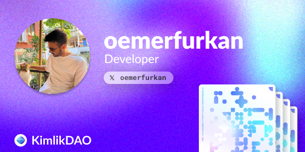 KimlikDAO's tweet photo. Hey #KimlikDAO Fam!

Welcome aboard, @oemerfurkan 🪁

We are so happy that you joined KimlikDAO! We look forward to working together. We hope great days are waiting for us! 🚀✨ https://t.co/TwVM1Rkm0j