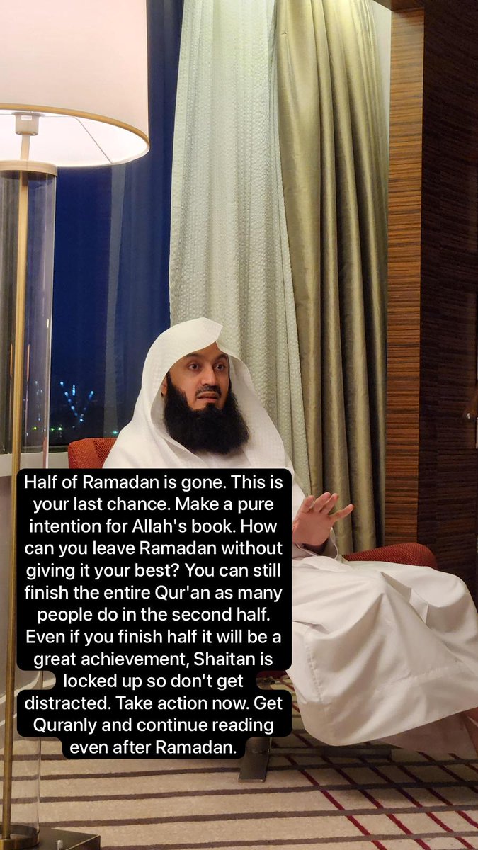 muftimenk's tweet photo. Half of Ramadan is gone...

https://t.co/2X8gTFOPP0 https://t.co/LhcxhsPXxo