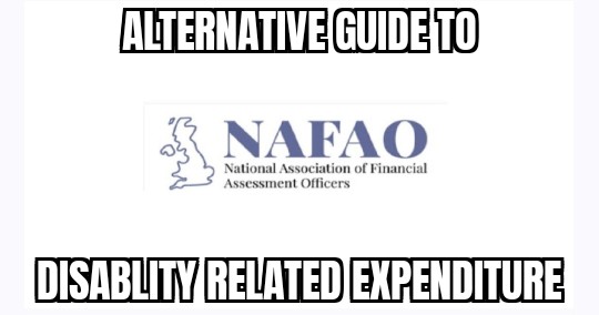 Alternative guide to NAFAOs disability realted expenditure. haloabletec.blogspot.com/2024/03/altern…