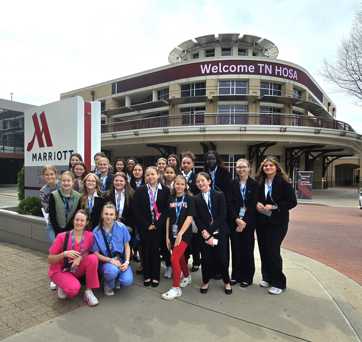 Good luck to our <a href="/SiegelMiddle/">Siegel Middle School</a> HOSA team!