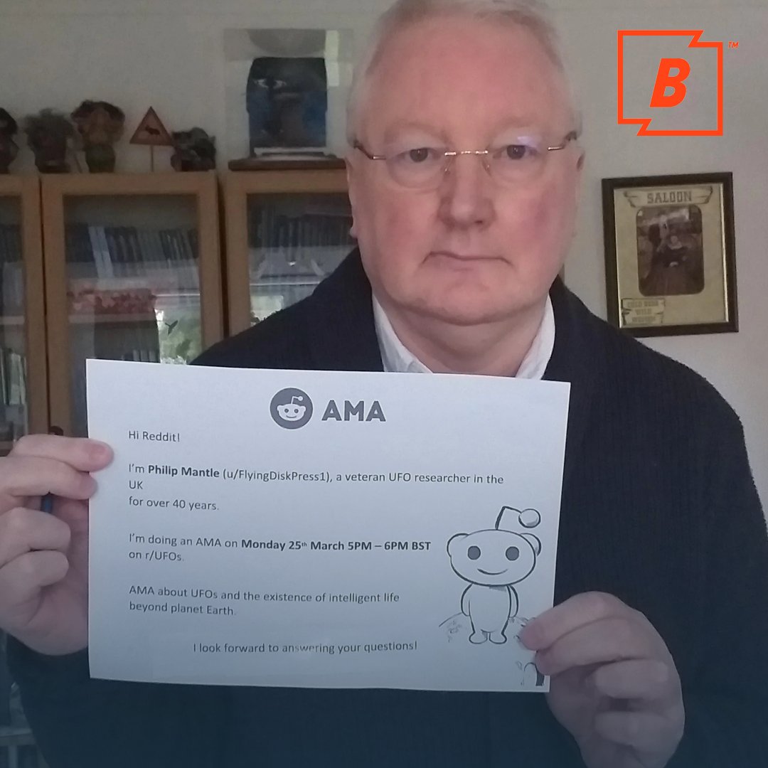 To celebrate #UFOWeek on Blaze, UFO Expert Philip Mantle is here to answer burning questions! Head over to reddit on r/UFOs to ask him questions! 👽