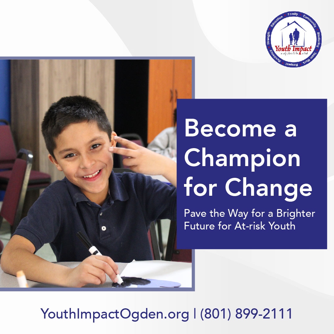 Empower the next generation by donating to our program. Your support helps us provide a safe and educational space for kids to thrive. Every donation counts! #DonateForGood #YouthEmpowerment #ChampionsOfChange 385-899-2111 YouthImpactOgden.org