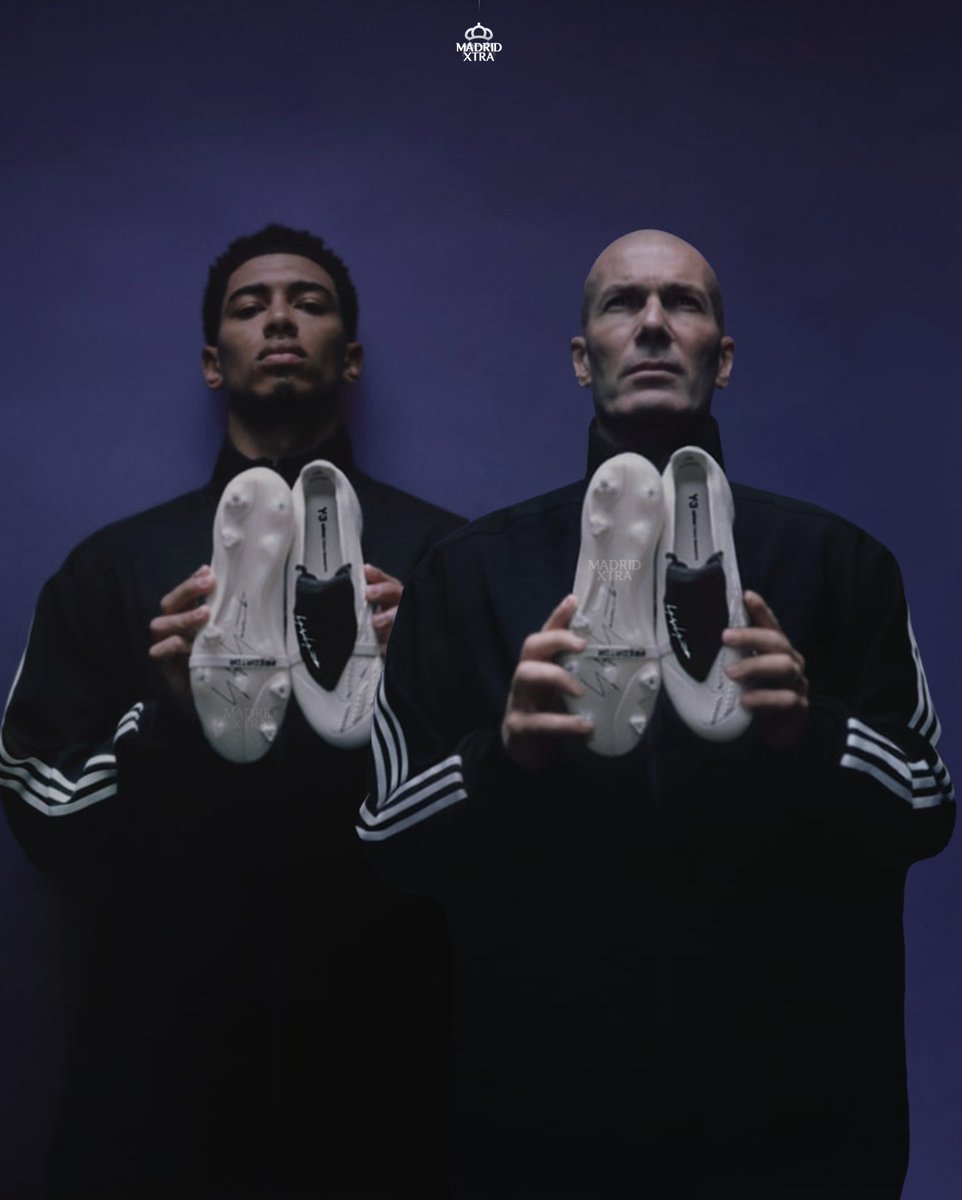 MadridXtra's tweet photo. Jude Bellingham X Zinedine Zidane. https://t.co/xkYoc8jOly