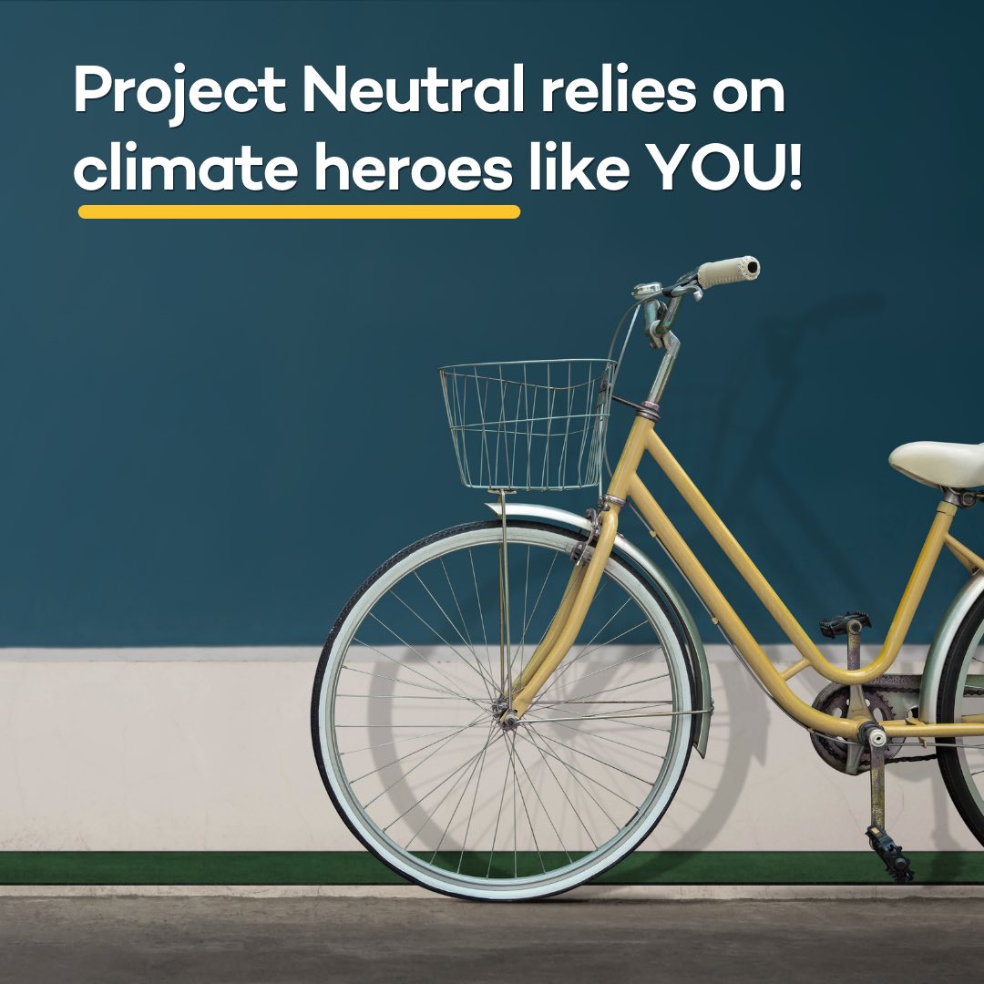 Join us in making a difference and donate to Project Neutral today! 🤗 Your contribution will directly fund our programs (like @talkclimatetome). 👍🏻 Thank you for your generosity and for being a champion of change! 🔗 app.projectneutral.org/donate