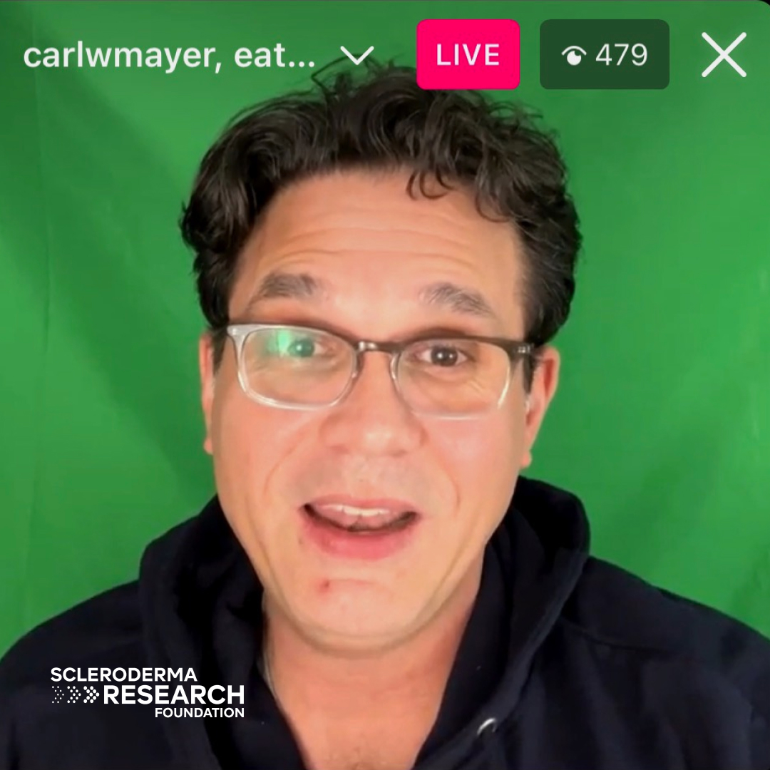 This past January, Carl Mayer hosted a special version of his #15dollargameshow on Instagram Live in memory of his long-time friend, Bob Saget—raising more than $3,100 for scleroderma research! Thank you SO MUCH from all of us.