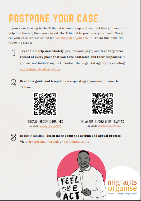 Really pleased to see this information, which includes an adjournments precedent I talked through at a recent presentation - great work @migrantsorg and thank you @LexisNexisUK for the time to contribute to this issue so important to the rule of law