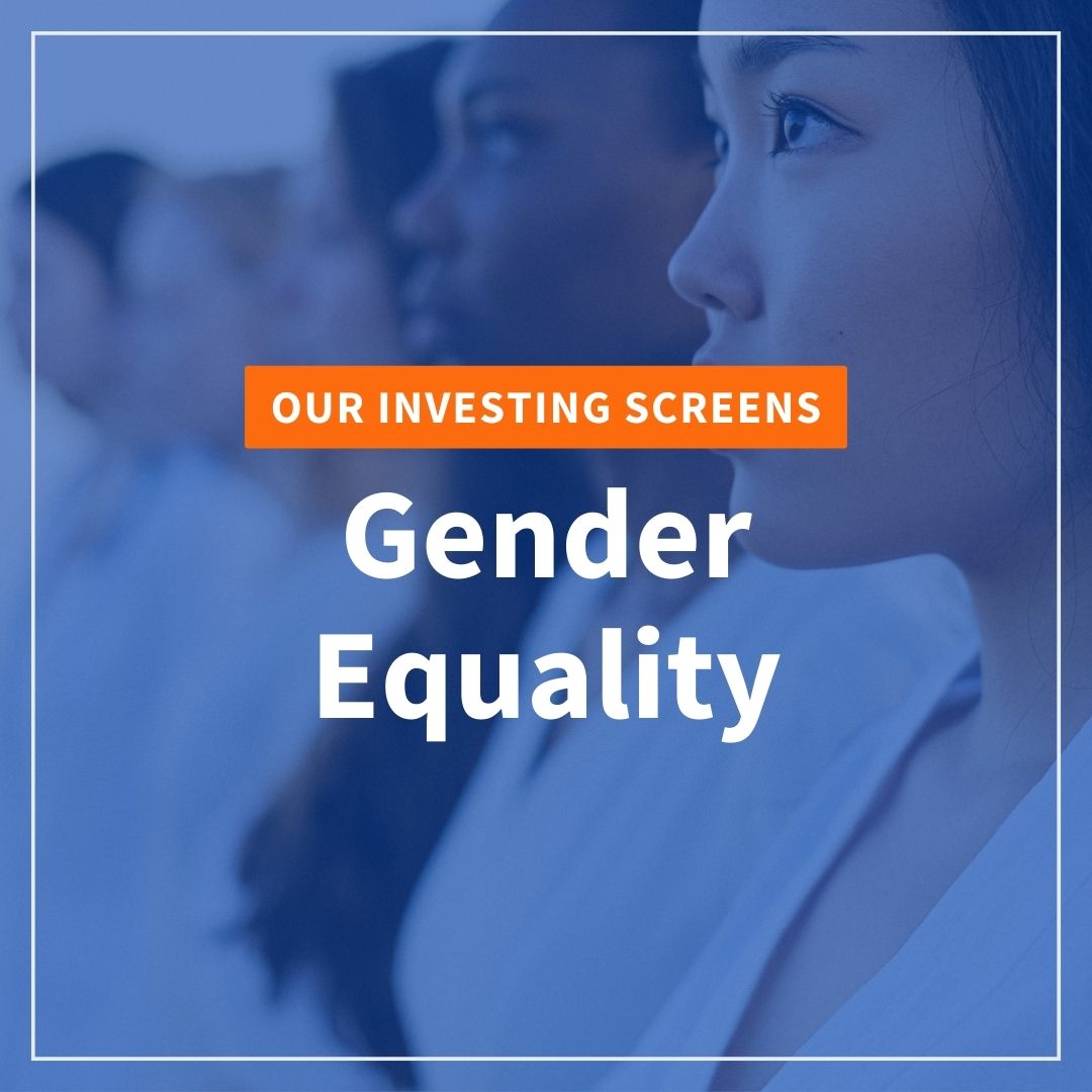 ⭐Impact screen spotlight ⭐ Applied to our Fossil Free and High Impact Funds, this screen excludes companies that contribute negatively to UN Sustainable Development Goal #5, Gender Equality. Allowing clients to fund equality using the power of their portfolios. 🙌
