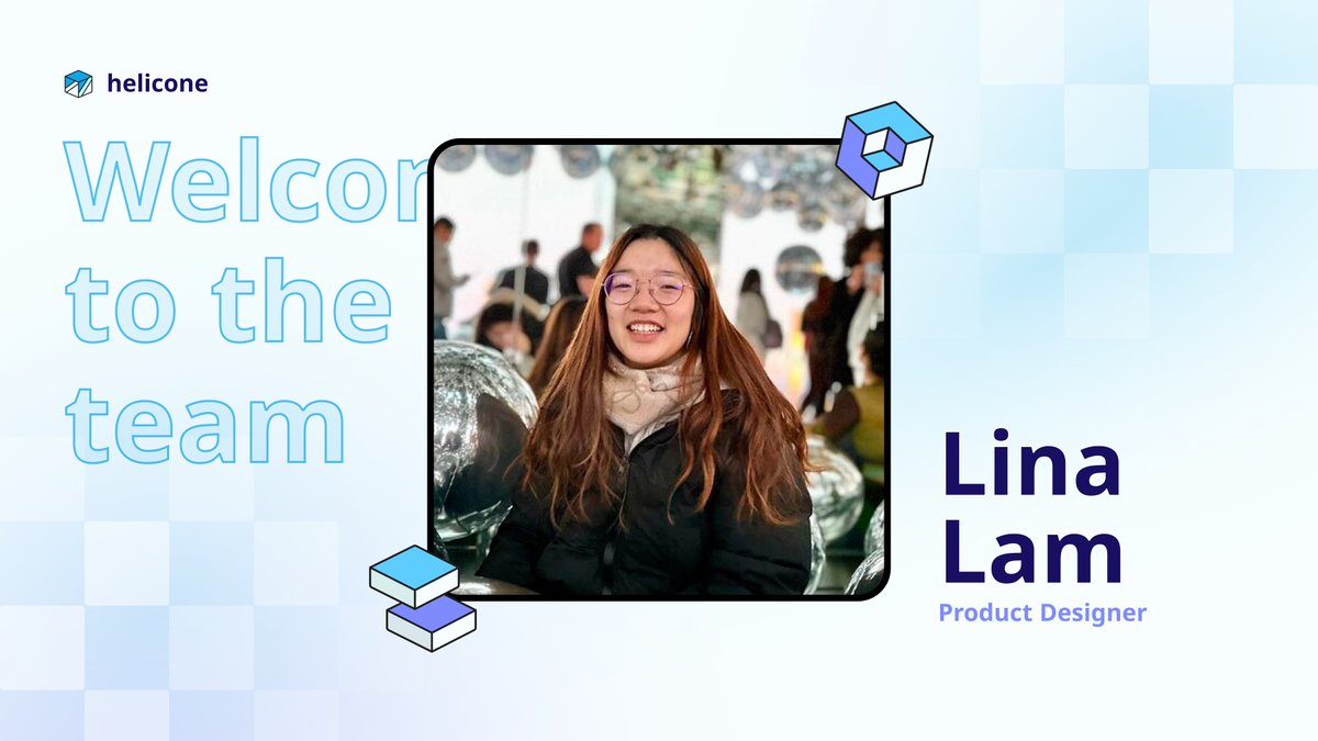 🎉 We’re excited to introduce Lina, our first designer on the team!

🚀 Lina spent time designing in gaming, automotive and fintech before Helicone. She loves storytelling through design and look forward to exploring the nature in SF!

Welcome Lina! #NewTeamMember