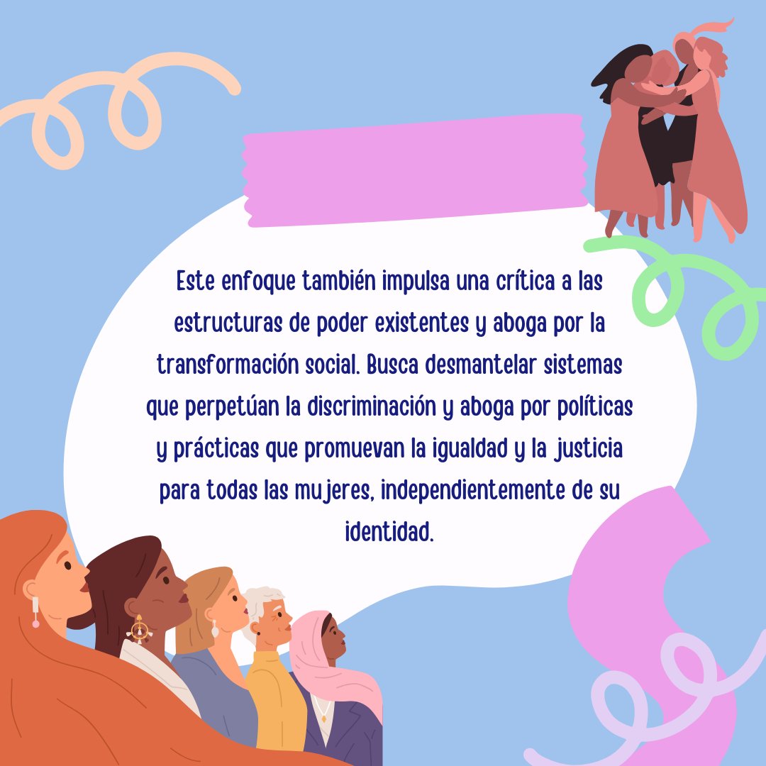 El feminismo interseccional es una herramienta crucial para entender y abordar las complejas formas de opresión que enfrentan las mujeres en todo el mundo, promoviendo un movimiento más inclusivo y comprensivo.

#Genero #Diversidad #Inclusión #LGBT #Igualdad #Feminismo #8m