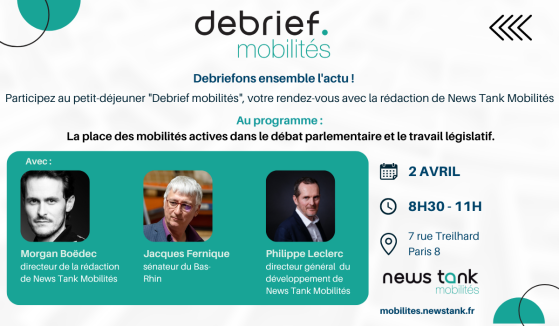 📢 [Agenda] #DebriefMobilités - 02/04/2024 - Paris <a href="/Senat/">Sénat</a> #vélo
➡ Rdv avec <a href="/JacquesFernique/">Jacques Fernique</a>, co-pdt du Club des  élus nationaux pour le vélo, sur la place des mobilités actives dans le débat parlementaire et le travail législatif.
✅ mobilites.newstank.fr/article/view/3… 
@Villescyclables