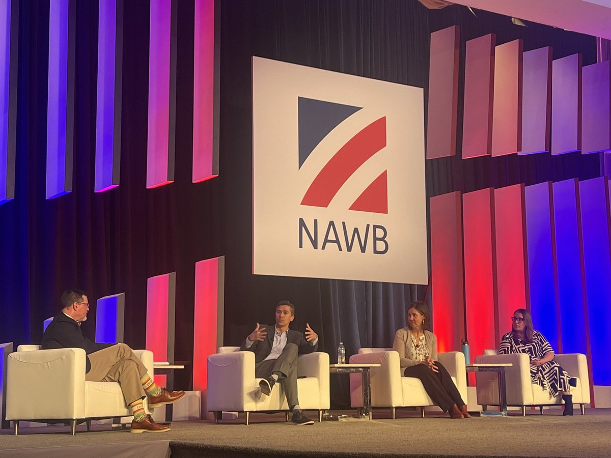 💭#NAWBForum24 Quotes💭 “Employers out there who say ‘can we afford to do this?’ You can’t afford not to” - Colin Newman, Director, Workforce and Economic Development, @amazon @amazon_policy, on upskilling employees