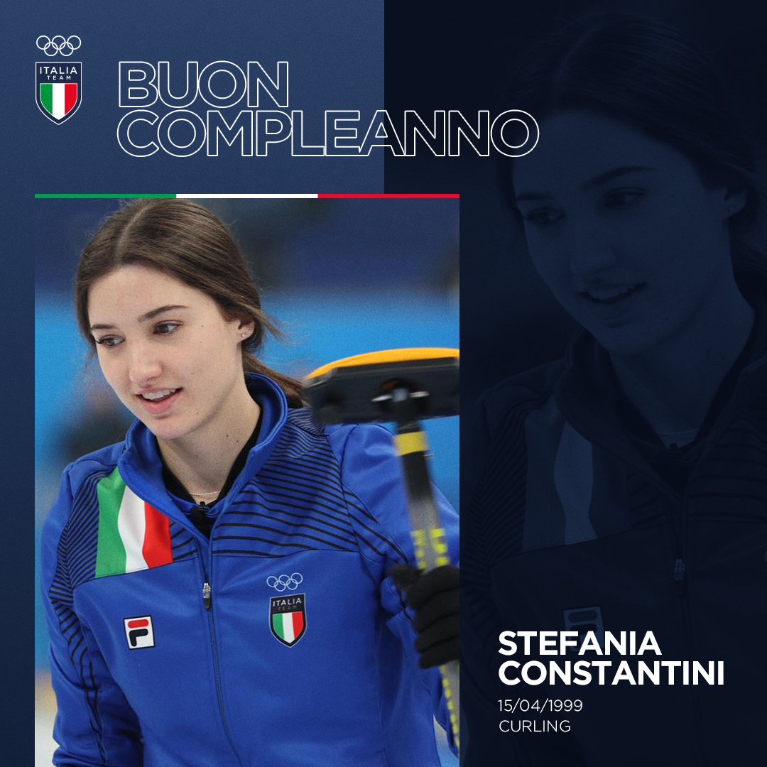 È un punto di riferimento per le stone tricolori... 🫶 Campionessa olimpica a #Beijing2022 in coppia con Amos Mosaner, prima medaglia olimpica della storia per il curling italiano!! 🥌💙 Auguri a Stefania Constantini!! 🎉 🎂 #ItaliaTeam #HappyBday @fisg_it