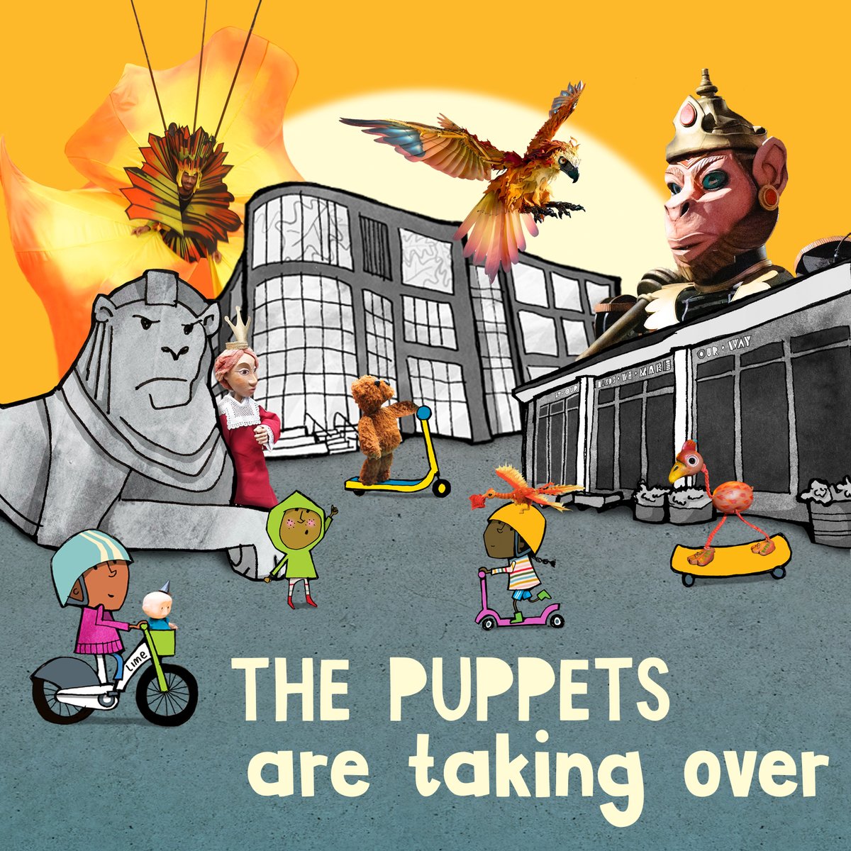 Easter fun! 🐰 <a href="/NottmPuppetFest/">Nottingham Puppet Festival</a> will be taking over the city centre on Sat 13 April from 11am to 4pm. There's plenty to see and do so come along.

For the adults, join us in the evening for Puppet Cabaret at the Royal Concert Hall.  

View the schedule: bit.ly/4cwrcjf