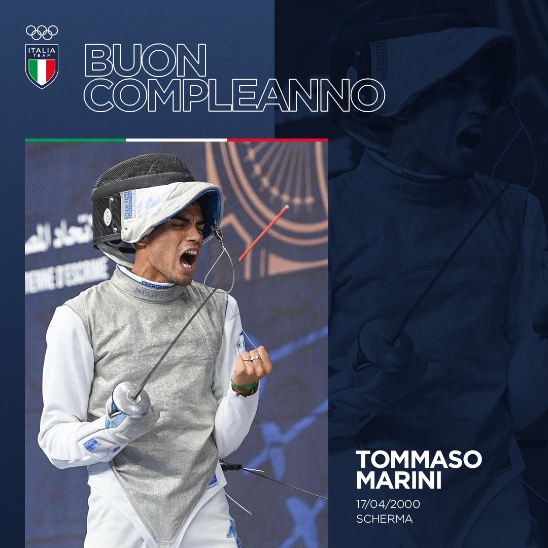 🎂✨ Buon compleanno #ItaliaTeam a due stelle del fioretto italiano: 🤺 Martina Batini, bronzo olimpico a #Tokyo2020! 🤺 Tommaso Marini, doppio oro mondiale! Auguri!!! 🥳 #HappyBday @Federscherma