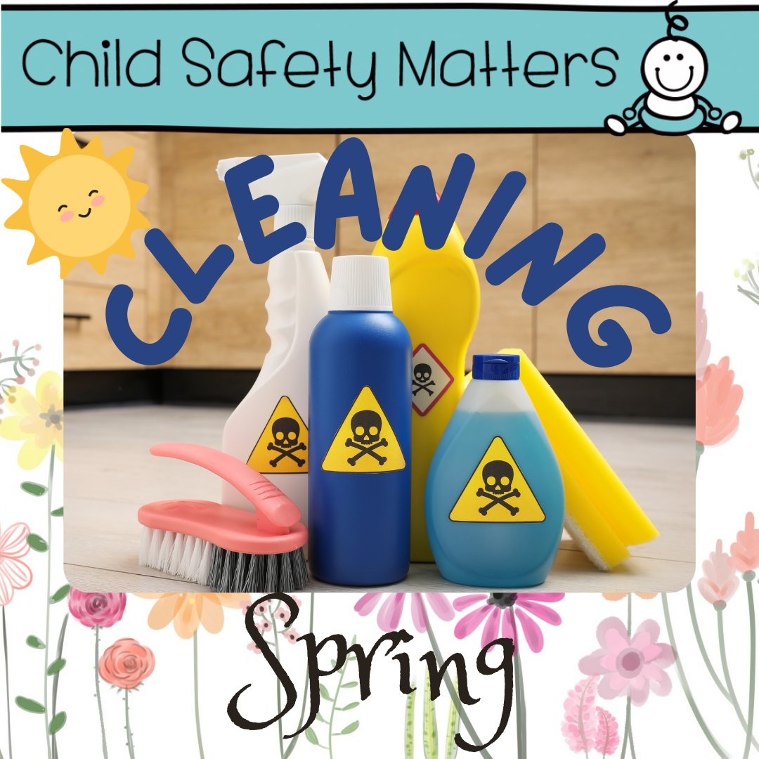 🌻Spring is in the air🌻 'SPRING CLEANING' Follow our #SpringSafetyBonanza to help keep your child safe ✅Store cleaning products OUT OF REACH ✅Buy products with child resistant caps/lids ✅Fit child proof cupboard locks Luton families can APPLY here: safeathomecip.org.uk/apply-online-2/