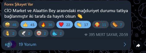 ✅ YENİ ÇÖZÜM ✅ 🔷FİRMA İSMİ: CİO MARKET FX ✅ 🔷 ŞİKAYETÇİ: ALAATİN BEY ✅ 🔷NOT : Yatırımcının mağduriyeti giderildi. Firmaya İyi niyetinden dolayı teşekkürler 🔷 #forex #forexşikayet #BORSA #SONDAKİKa #BTC     #binance     #Crypto