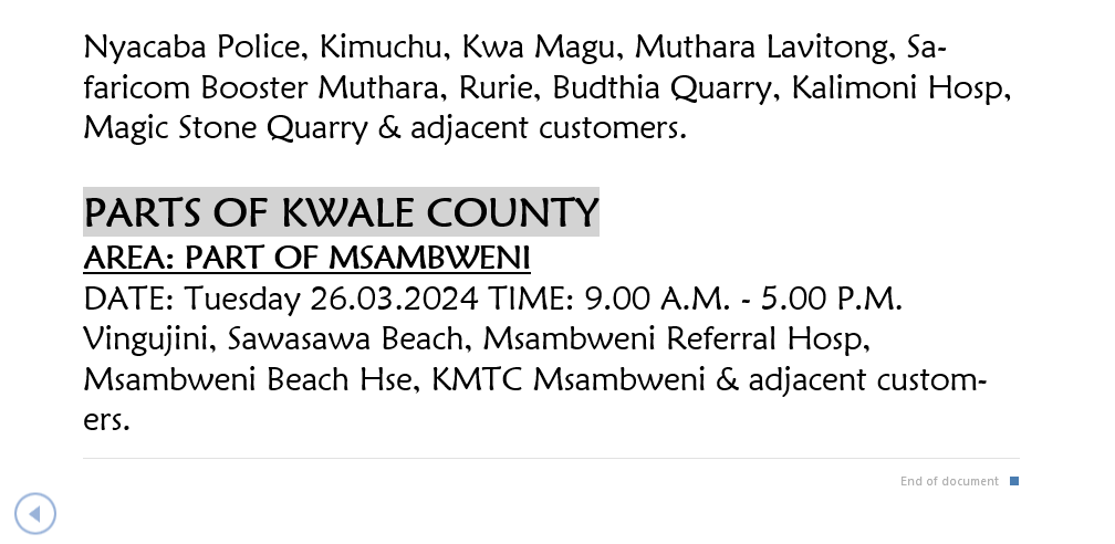 Kenya Power tweet media