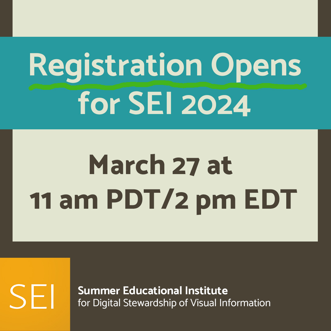 Registration for the virtual SEI 2024 opens on Wednesday, March 27 at 2:00pm ET! We are very excited about this year's curriculum and instructors and hope to see many of you online on June 24-July 2, 2024. seiworkshop.org