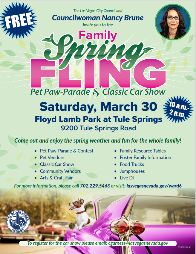 #DYK that on any given day in Clark County, 3,400 children are in foster care? Recognizing this urgent need, we are eager to inform potential foster families at our Family Spring Fling this Saturday at #FloydLambPark with the help of @ClarkCountyNV Dept. of Family Services. 🌼…