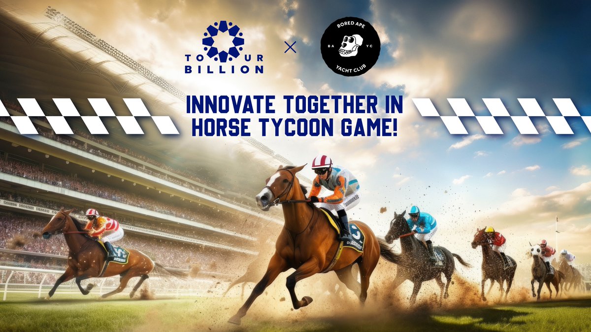 💼 Race to the future of gaming with #TBCGameFi! Innovate together in the thrilling Metahorse Tycoon Game! 🎮🌟 Place your bets on strategy and speed! 🚀🏆
 #HorseRacingRevolution #PlayToEarn #TourBillion #NFTGame #PlaytoEarn