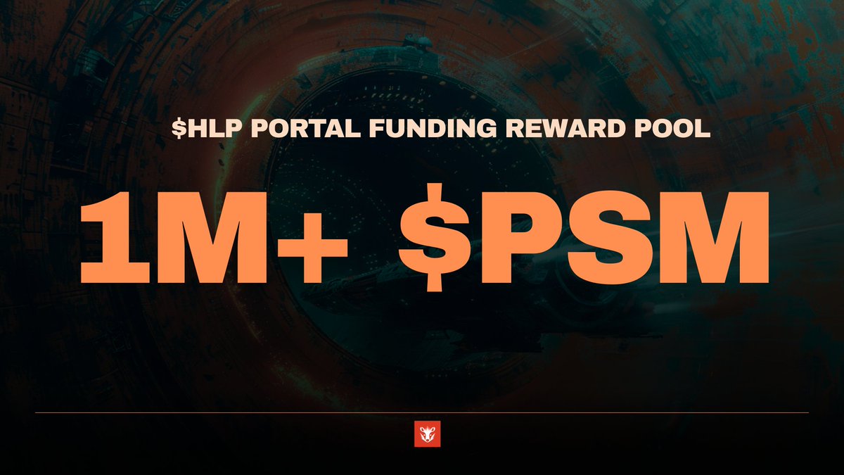 gpossum Travelers! 🚀 The Funding Reward Pool of the $HLP Portal just crossed the 1M $PSM mark. 📈 🔍 What does this mean for you? 1️⃣ 1M $PSM is locked up for the foreseeable future, i.e., will not re-enter circulation until redemptions become profitable 2️⃣ Arbitragers have…