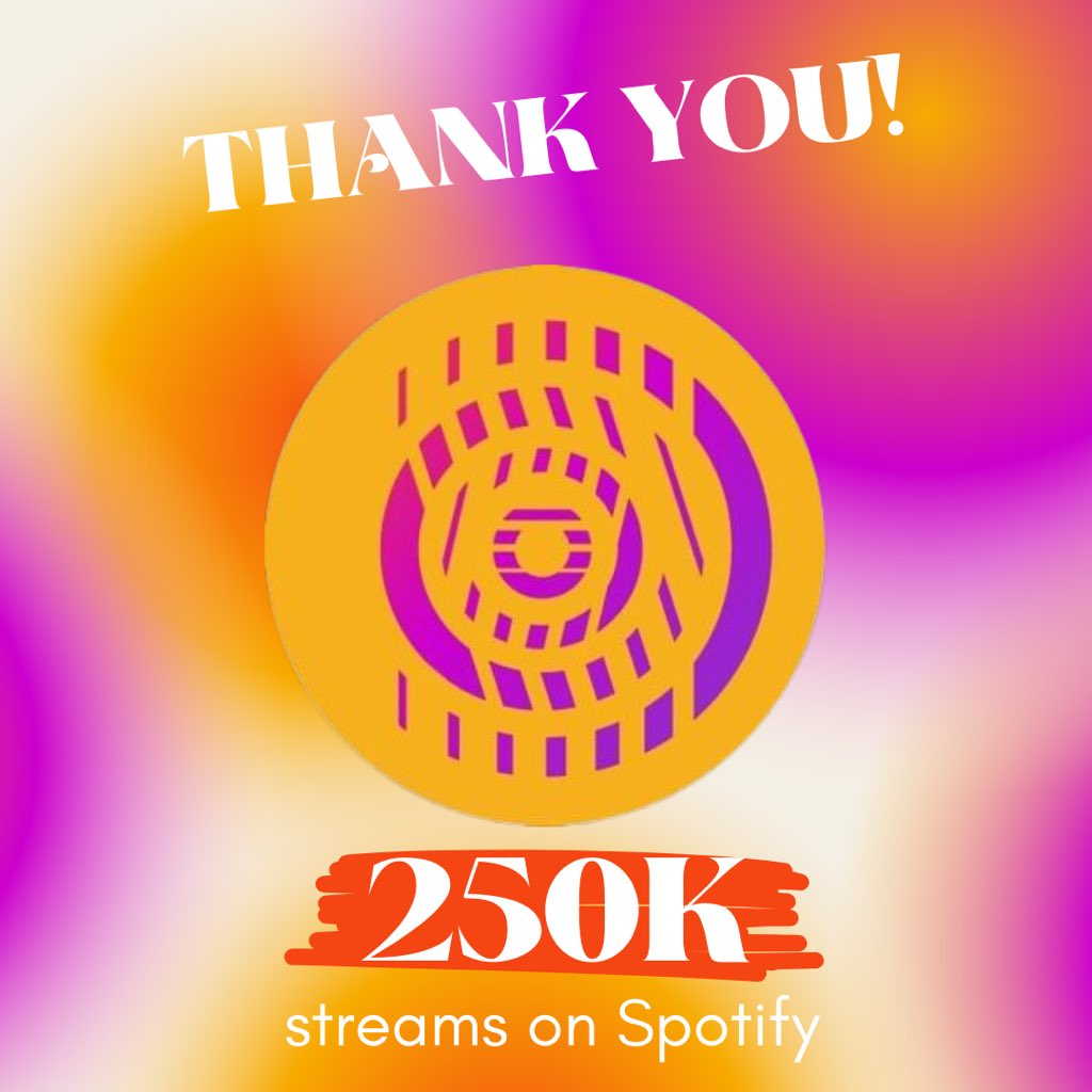 Thank you for a quarter million streams on @spotify 🩷 We are so grateful to spread the love of music and world funk beats! 🕺🤘🏼

#DanceVibes #AfroHouse #WFOMusic #Indie #IndieArtist #AfroSoul #GlobalMusic #Funk #Remix #TheFactory #Spotify #Streams #RoadToOneMillion
