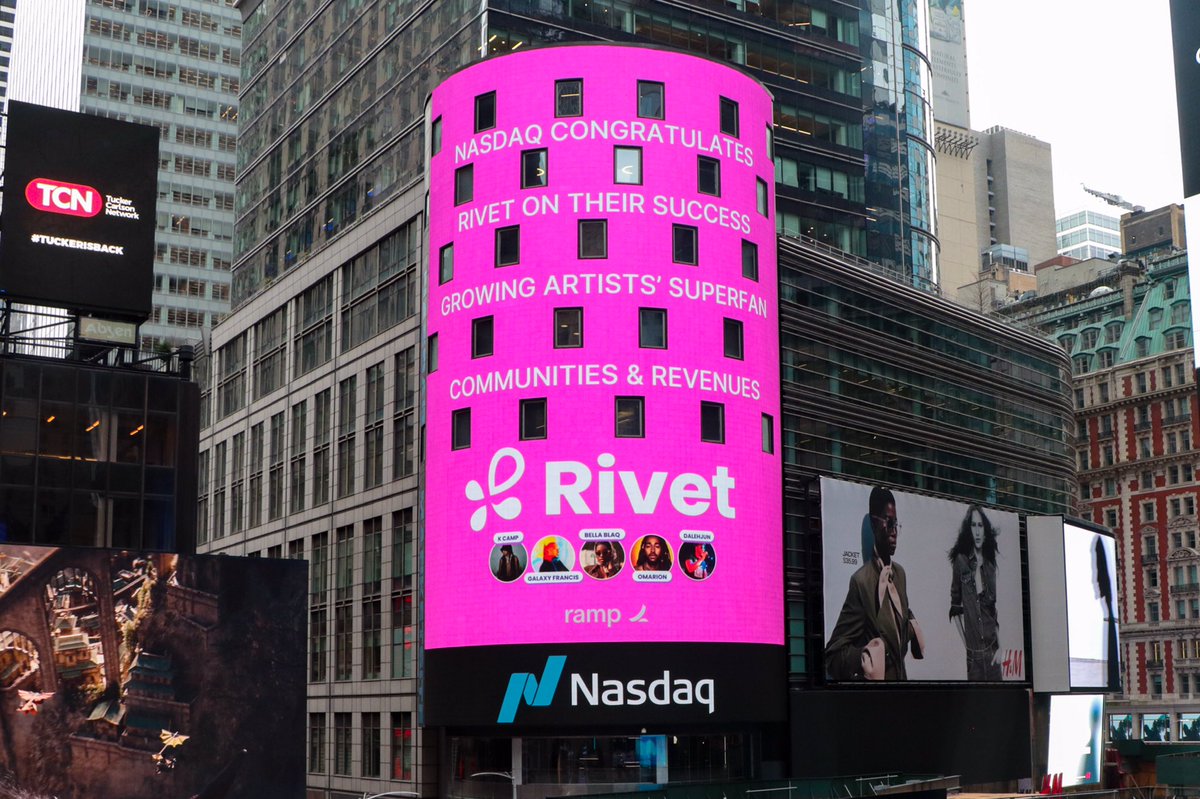 We painted the town "Rivet Pink" (again!) with our latest Times Square Billboard!🎨💪🏽🚀

To close a record month for <a href="/userivetapp/">Rivet</a>, as we always do with these campaigns, we're leveraging the space to amplify our amazing customers and their incredible communities and businesses!!🚀