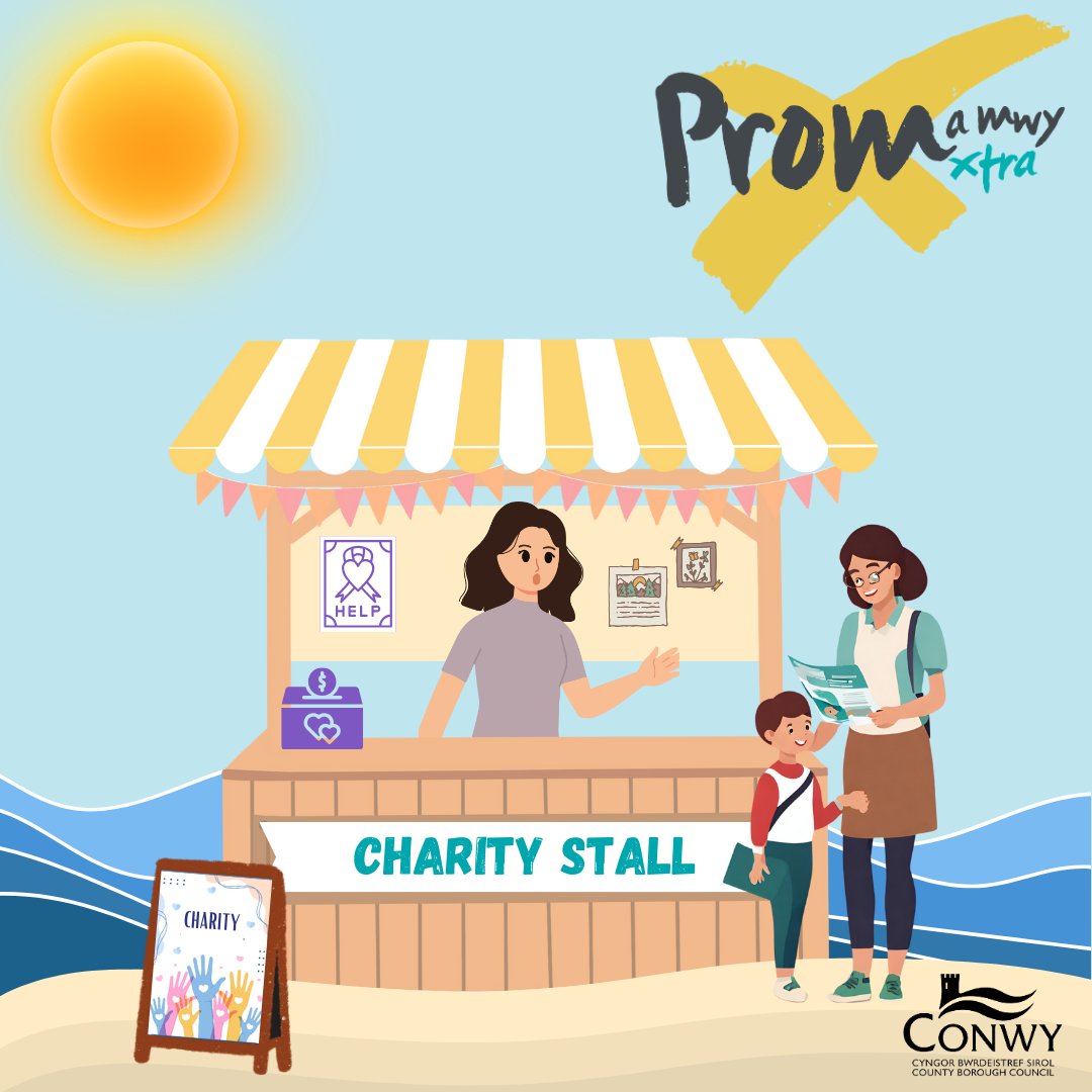 🤝Are you part or a Charity / Organisation? Would you love the opportunity to have a stall and meet the community at our annual Prom Xtra event? Then we’d love you to get involved. 📍Colwyn Bay Promenade 📅May 11 Apply here 📷bit.ly/3IKM6xF
