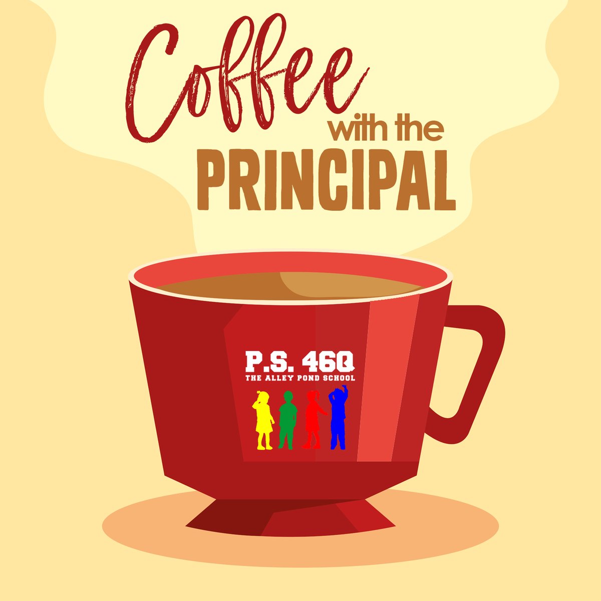 Please join us on Wednesday, March 27, 2024 at 9 a.m. for Coffee with the Principal.