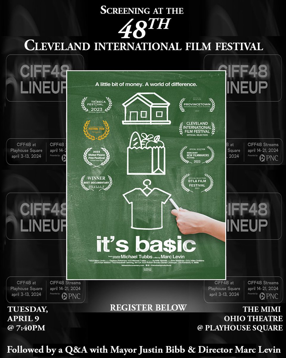 Hello Cleveland! We are thrilled to announce that “It’s Basic” is an Official Selection and in competition at the prestigious Cleveland International Film Festival. Come see how a basic idea can be the pathway to eradicating poverty.