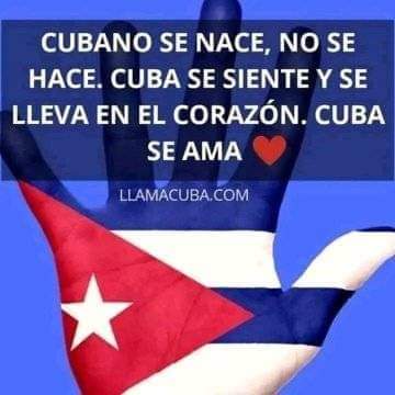 Orgullosa de ser cubana #SomosCuba #Cuba