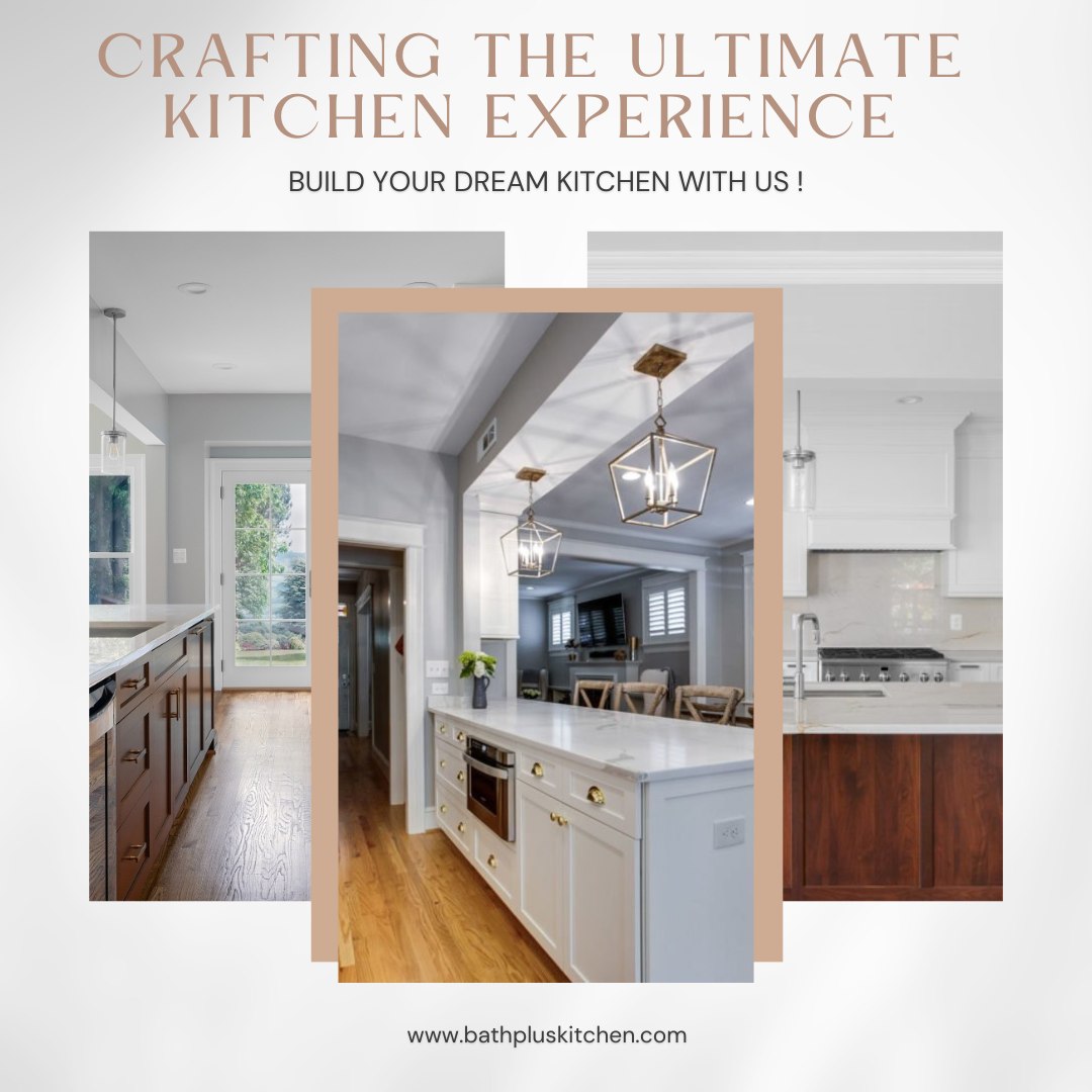 ✨Embark on a journey to culinary excellence and elegance with our custom kitchen designs.
Build your dream kitchen with us at bathpluskitchen.com - where your vision and our expertise come together to create magic.
.
.
.
#kitchendesign 
#customcabinets 
#interiordesign