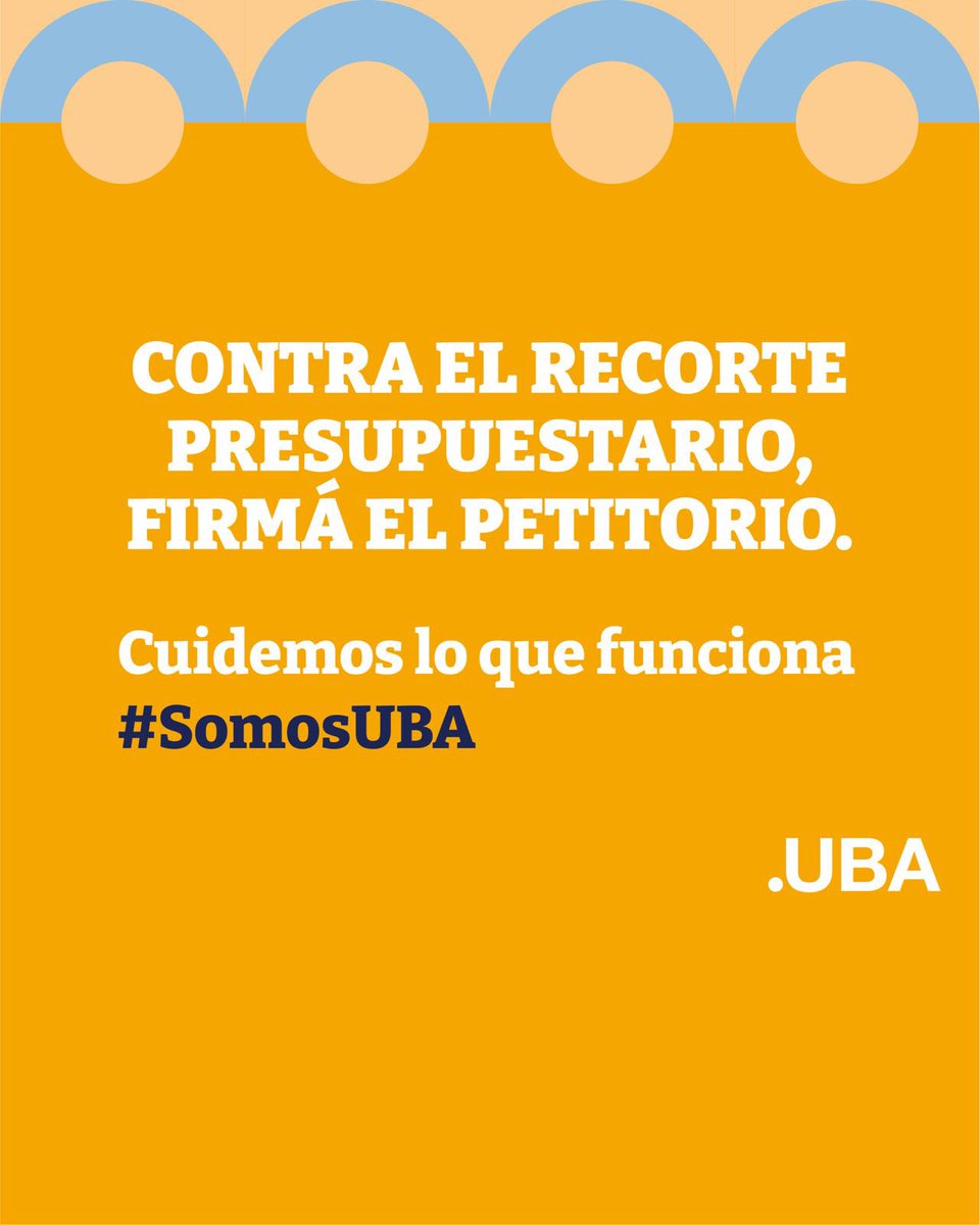 Defendamos la educación pública.

#DefendamosLaUBA

Firma acá 👉🏻 forms.office.com/r/KpkJNmvvLt?o…