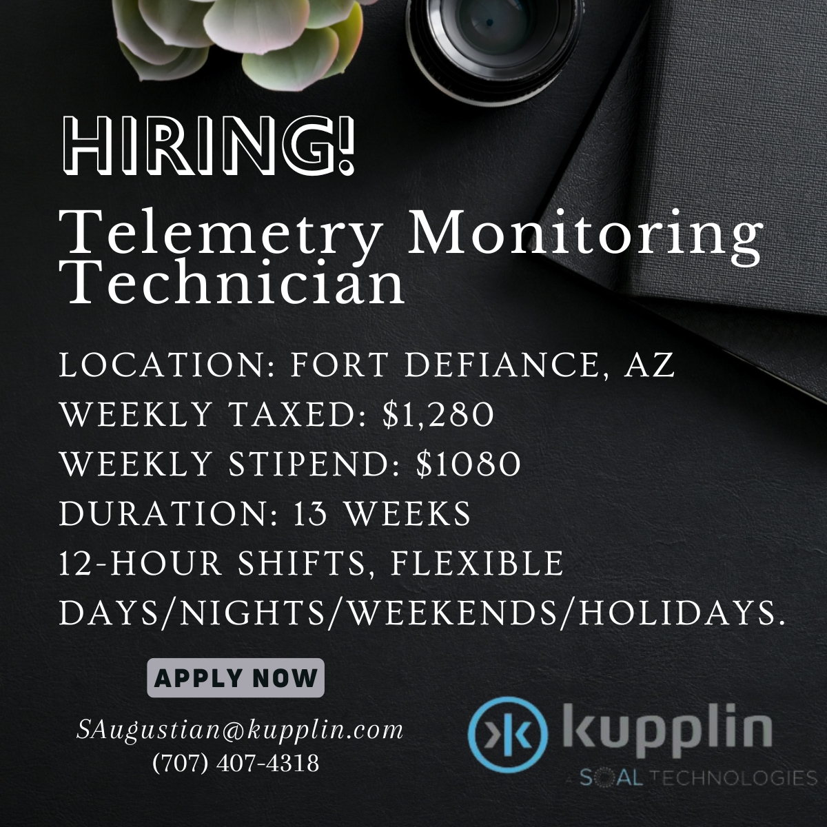 Join our team as a Telemetry Monitoring Tech! Exciting contract opportunity in Fort Defiance, AZ with Medefis. If you're skilled in cardiac monitoring and seeking flexibility in your schedule, apply now! #HealthcareJobs #TelemetryTech #FortDefiance