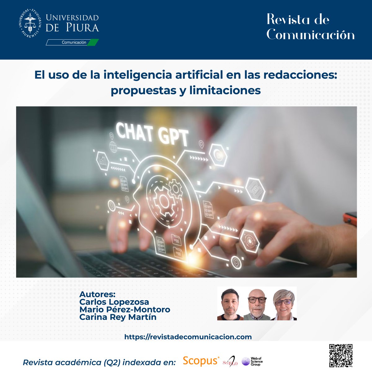 📘Artículo del Vol.23, N°1 (2024) 🔎Docentes de la #UniversidaddeBarcelona investigan diversos proyectos periodísticos internacionales que automatizan, mediante la #IA, la obtención de información, la producción y la distribución del contenido. 🔗bitly.ws/3gJyc #Udep