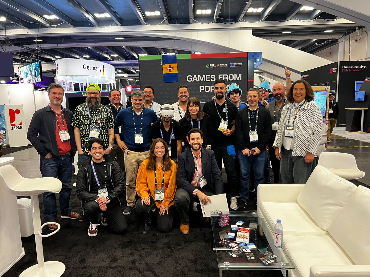 🌟 Portugal makes its mark at GDC - San Francisco! The Games From Portugal Pavilion stole the spotlight with its debut, featuring top-notch studios and cutting-edge innovation. Don't miss out on the next big thing in gaming! #GDC2024 #GamesFromPortugal 🎮✨