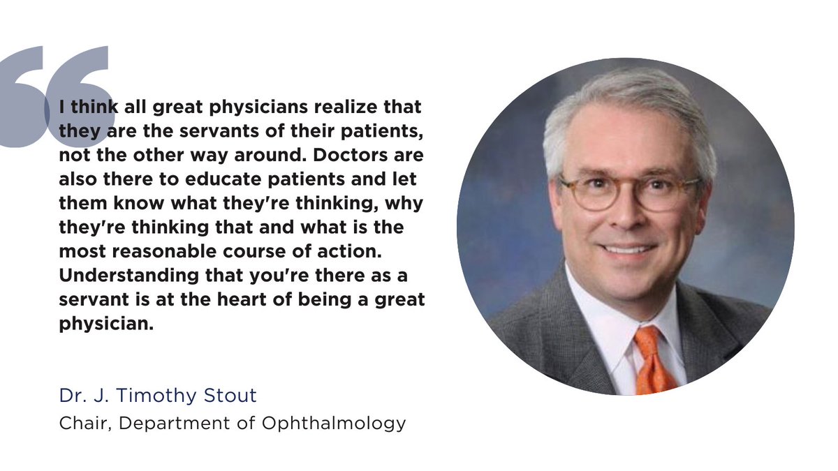In honor of the upcoming National Doctor's Day, we asked some of our faculty to share the most important thing to them when it comes to patient care.  Here's what Dr. Timothy Stout had to say. #BCMFaculty #DoctorsDay