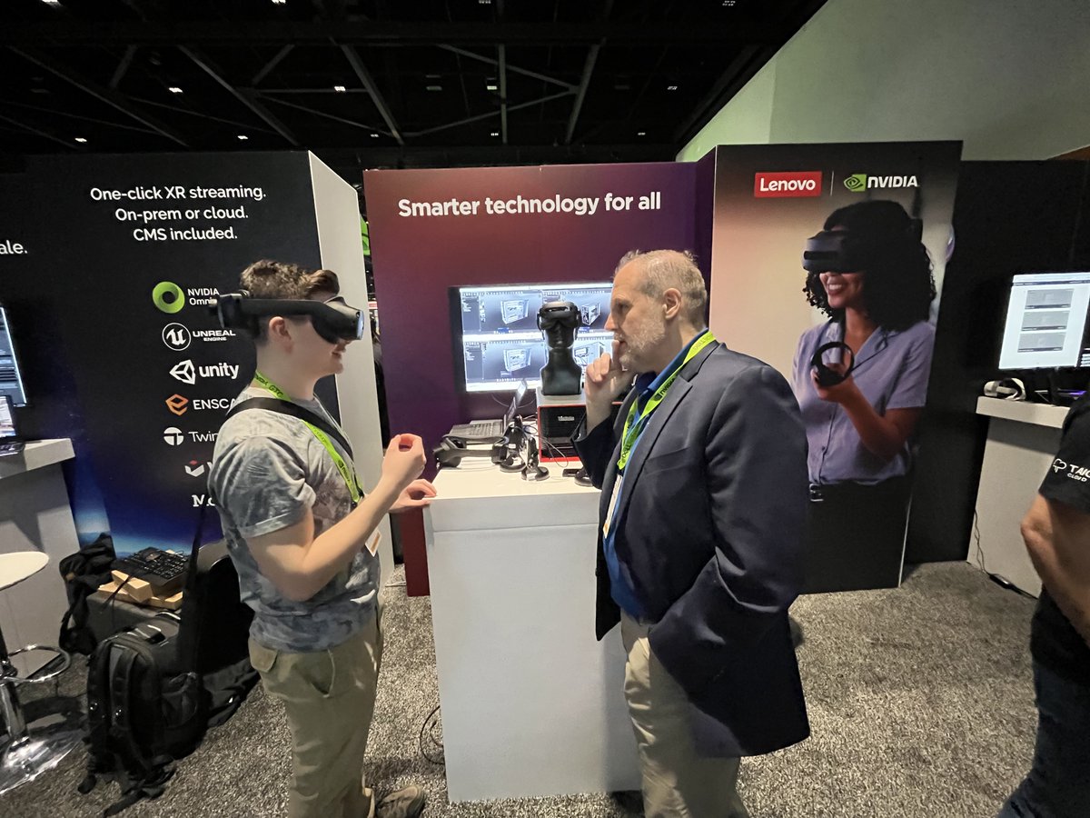 That’s a Workstations wrap on #GTC24! 👏 It’s always a pleasure getting to showcase our products, like our @Lenovo ThinkStation PX featuring @nvidia GPUs, and how they can power all your #AI and collaborative workstream needs. Until next time, San Jose!