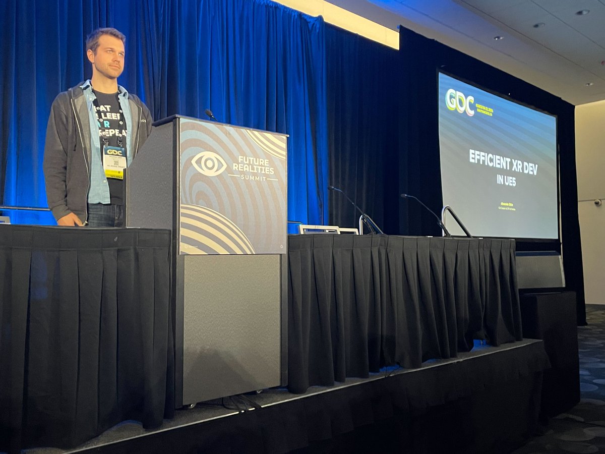 Thank you to everyone who attended our GDC2024 sessions, Best Practices for XR Tech Stack in Unreal Engine 5 and Navigating the Six-Year Evolution of VR. A big shoutout to Sylvie Sherman, Eugene Elkin, and our CTO, Alex Silkin, who brilliantly led these presentations.