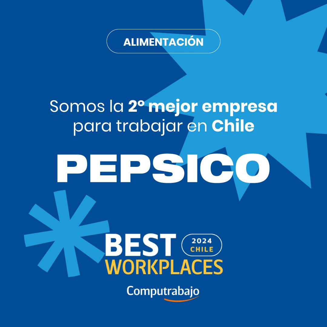 ¡Gran noticia! Hemos sido nombrados como la 2da mejor empresa de Alimentación para trabajar en Chile en los premios BEST WORKPLACES 2024 de #Computrabajo. ¡Felicidades a todo el equipo por este logro! 🎉
