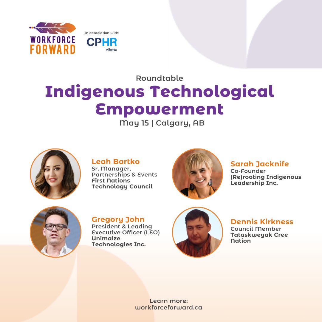 How can the integration of Indigenous perspectives transform the landscape of STEM and pave the way for a future that’s not only innovative but also sustainable and inclusive?

🎤 Meet these expert speakers 👉 hubs.la/Q02qClXX0

#workforceforward