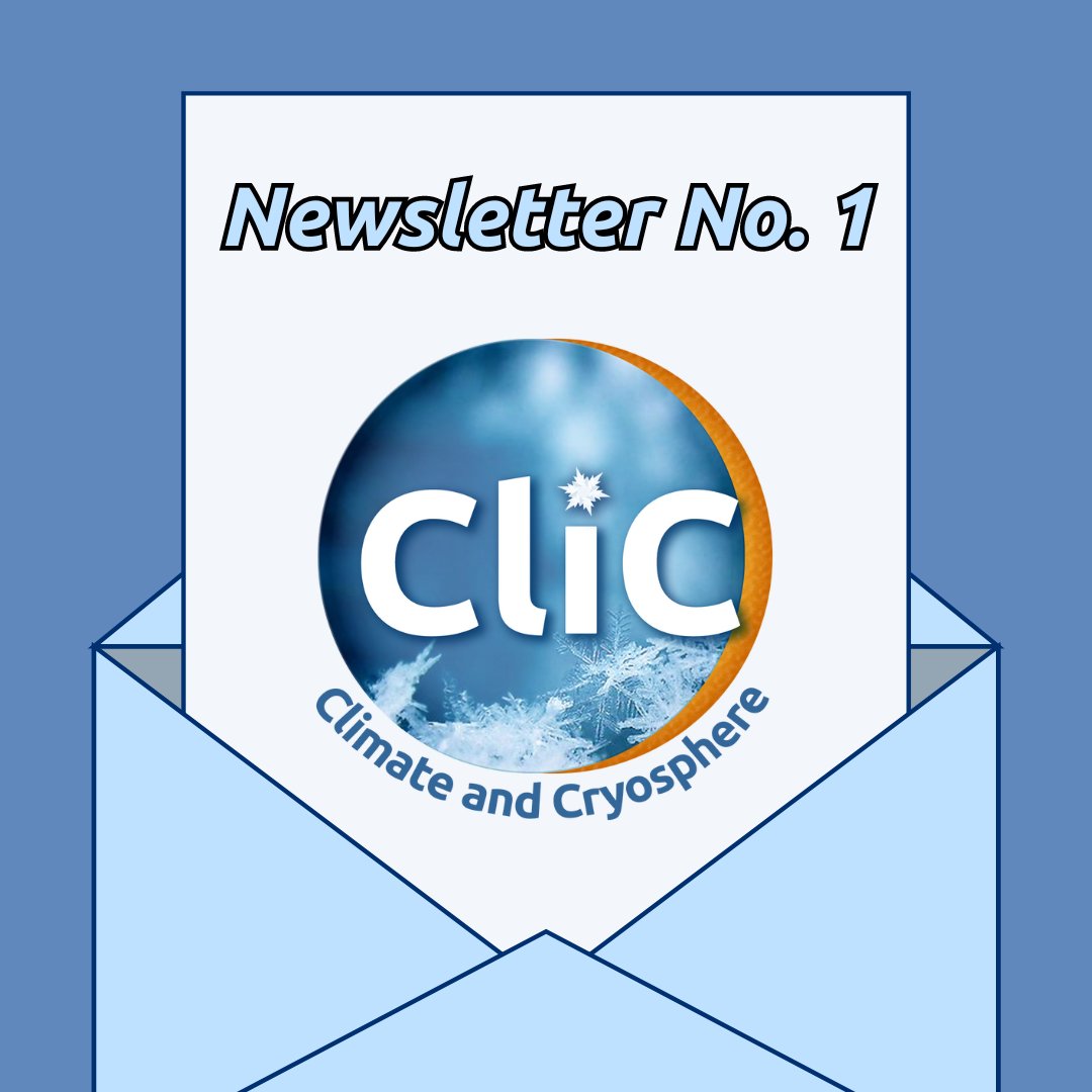 ❄️ CliC NEWSLETTER No. 1 ❄️

📢 The first edition of our new and improved newsletter has arrived! 

📰 Read here: cryosphere.info/newsletterno1