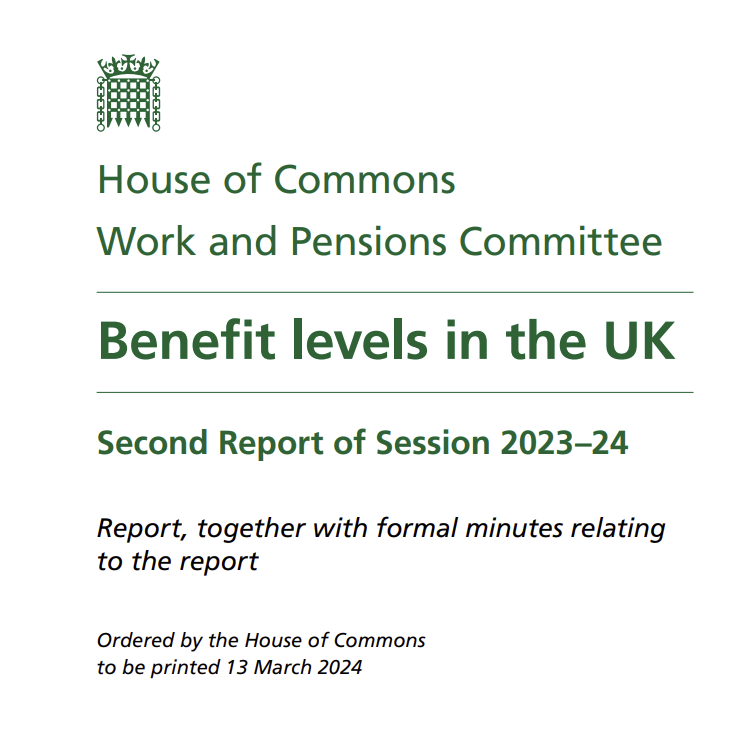Changing Realities parents provided evidence to recent Work&amp;Pensions Committee report, shining a light on benefit inadequacy: 

"Some parents reported often going without food themselves, to ensure they were able to prioritise the needs of their children"

committees.parliament.uk/publications/4…