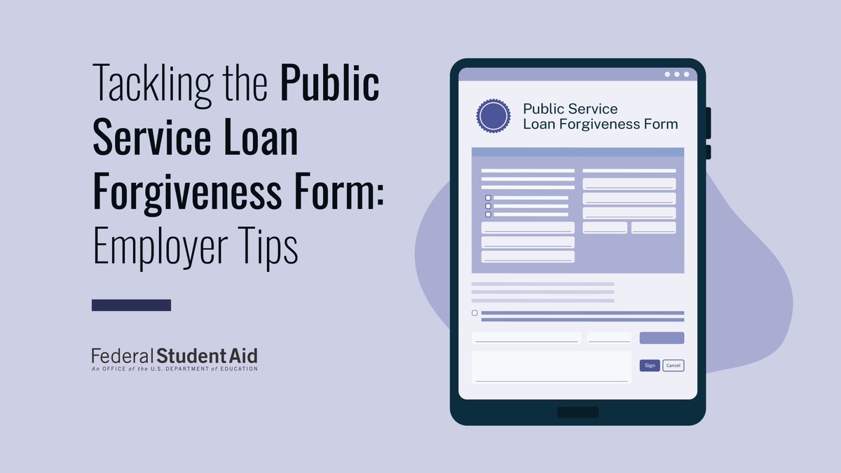 Work in human resources or the personnel department for a public sector organization? Help your employees qualify for Public Service Loan Forgiveness (PSLF) with the PSLF Help Tool! The tool allows you to keep track of deadlines to verify their employment, sign the form