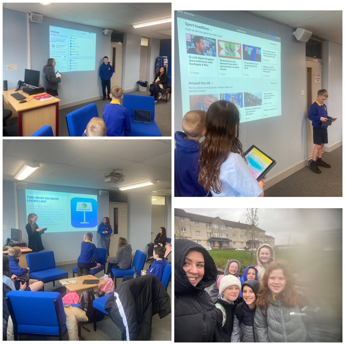 So proud of our p5-p7 tech team leaders, teaching the teachers of @BannermanHigh all things digital. Your confidence and your ability to share your digital skills was amazing. Well done! 💻🧑‍💻 #sharingthelearning #leadingtheway #digitalpartnerships @MrsHMckenna @Schools_Digital