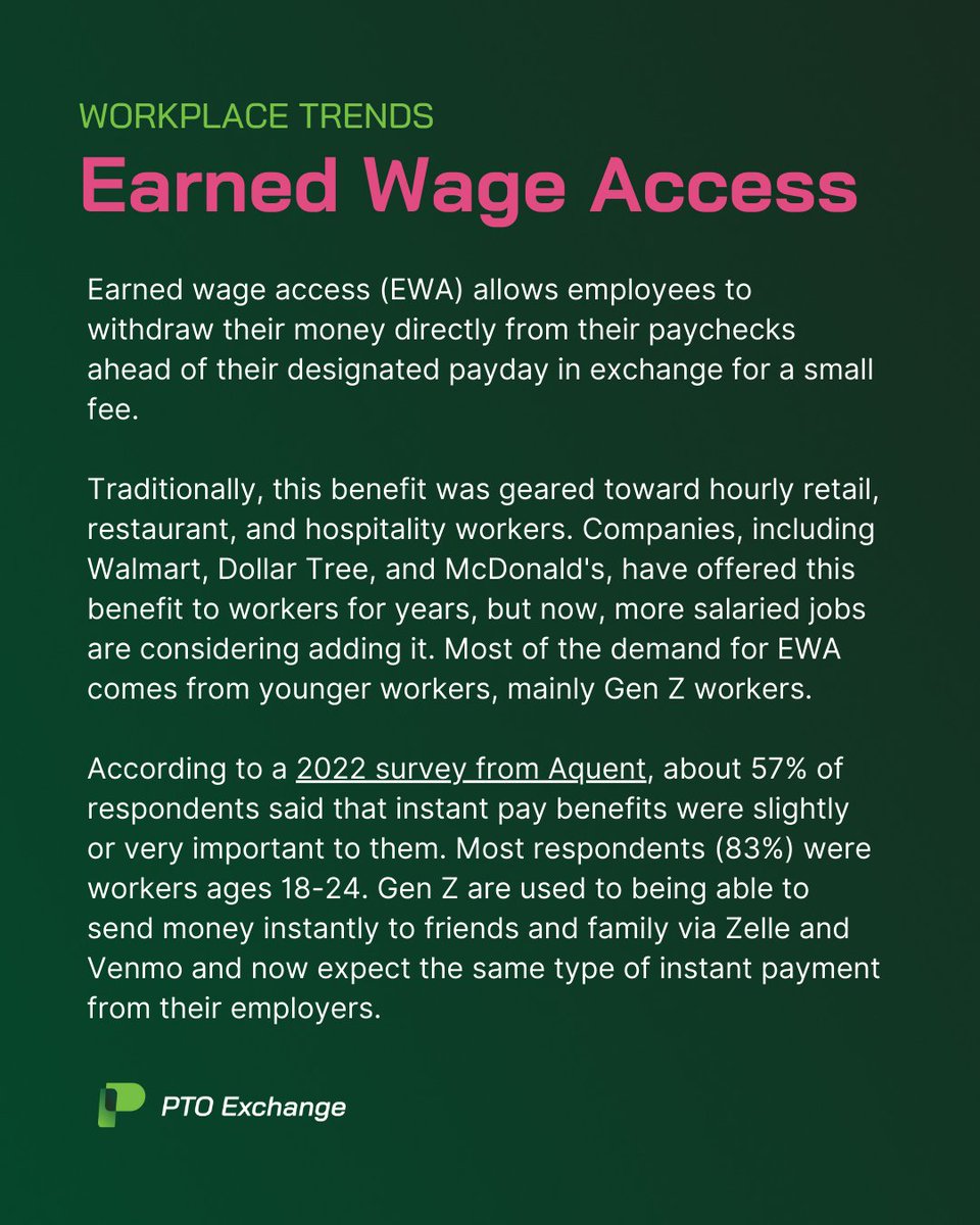 What if you could get access to the funds from your paycheck before you even get paid? Earned wage access (EWA) allows you to do exactly that. hubs.li/Q02q2K5l0