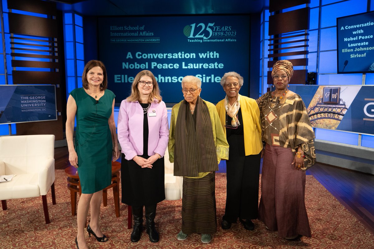 We were honored to host Nobel Peace Laureate Ellen Johnson Sirleaf for an incredible conversation on February 28. Thank you to all who made this event possible and joined us for the discussion!